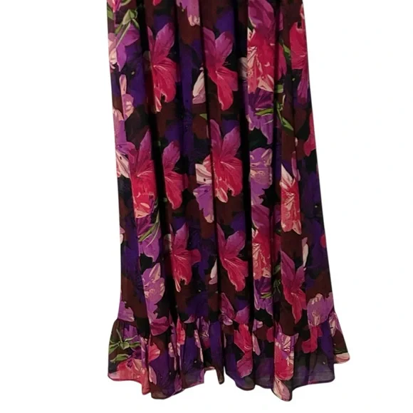 PETAL & PUP NWT Luanne Floral Off the Shoulder Long Sleeve Maxi Dress - Picture 10 of 15